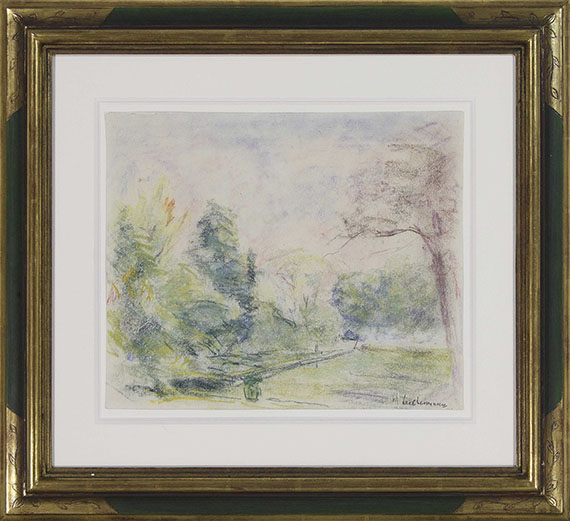 Max Liebermann - Blick in meinen Garten - Rahmenbild