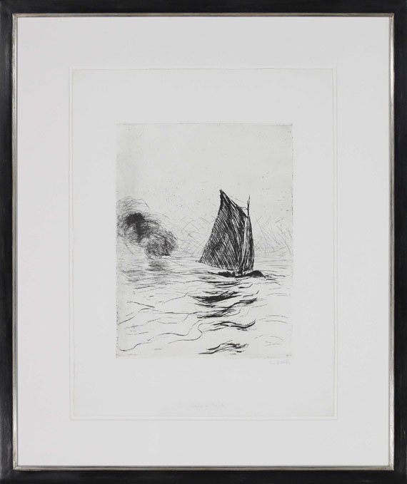 Emil Nolde - Segler und Rauch - Rahmenbild
