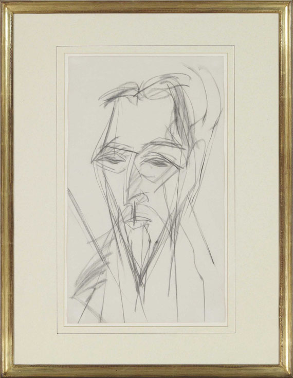 Ernst Ludwig Kirchner - Bildnis Botho Graef - Rahmenbild
