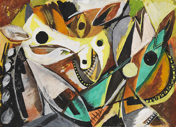 Ernst Wilhelm Nay - Pferdeköpfe