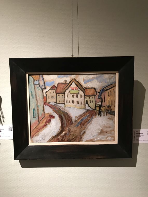 Gabriele Münter - Tauwetter im Dorf (Murnau) - Weitere Abbildung