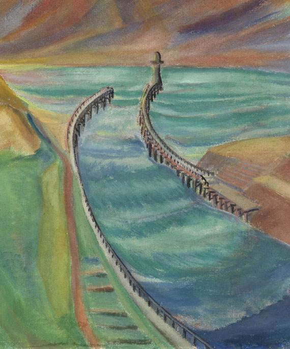 Erich Heckel - Hafeneinfahrt - Weitere Abbildung