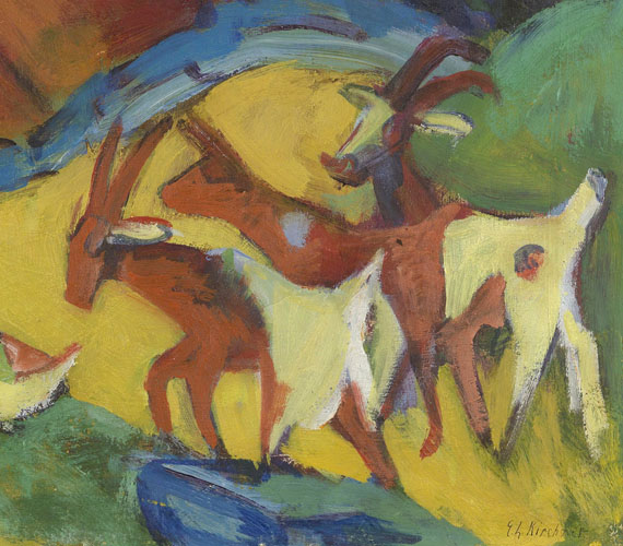 Ernst Ludwig Kirchner - Heimkehrende Ziegenherde - Weitere Abbildung