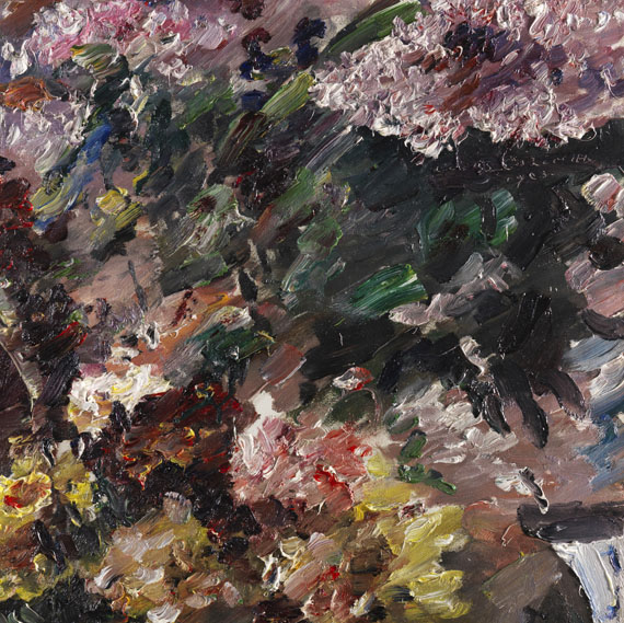 Lovis Corinth - Blumen im Bronzekübel