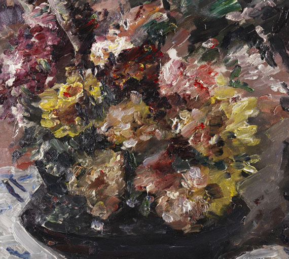 Lovis Corinth - Blumen im Bronzekübel - Weitere Abbildung