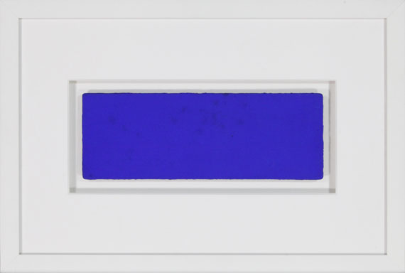 Yves Klein - Monochrome bleu sans titre (IKB 316) - Rahmenbild