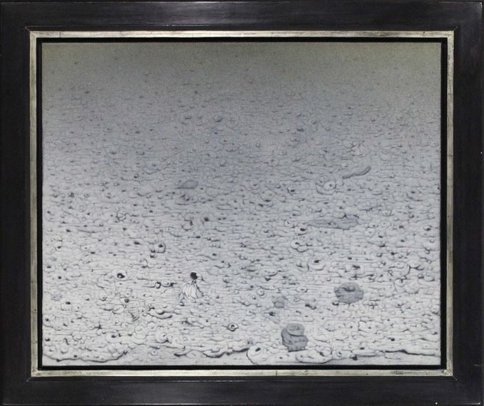 Richard Oelze - Teil einer Ebene (Teil der großen Ebene) - Rahmenbild