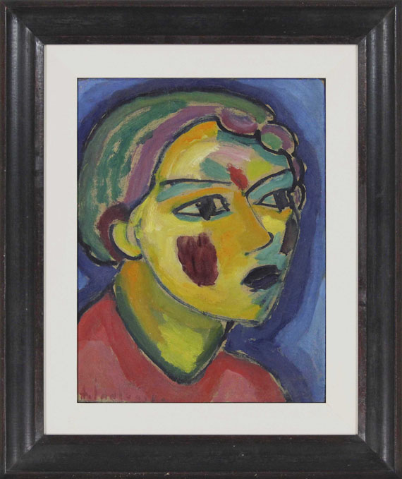 Jawlensky - Dichterin (Mystischer Kopf)