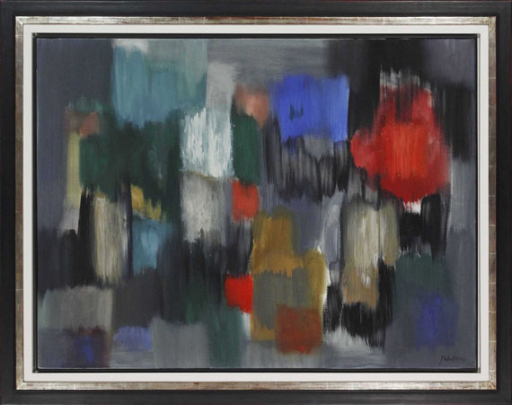 Fritz Winter - Steinlandschaft - Rahmenbild