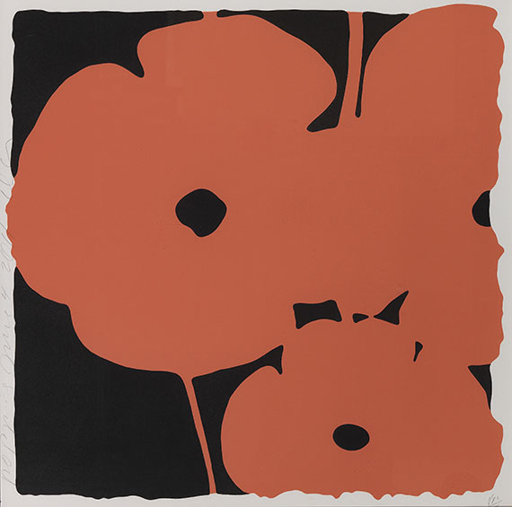 Donald Sultan - Poppies