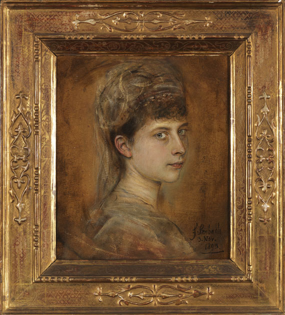 Franz von Lenbach - Charlotte von Meiningen, Prinzessin von Preussen