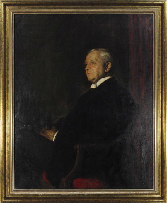 Carl von Marr - Porträt Richard Bestehorn - Rahmenbild
