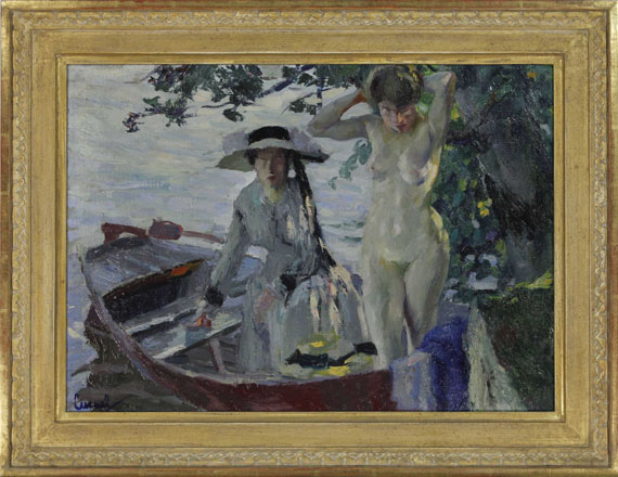 Edward Cucuel - Après le bain - Rahmenbild