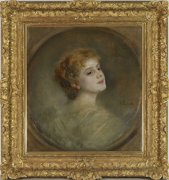 Franz von Lenbach - Lily von Poschinger - Rahmenbild