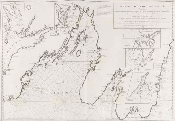 James Cook - Le Pilote de Terre-Neuve. Atlas und Textbd. "Instructions nautiques", zus. 2 Bände - Weitere Abbildung