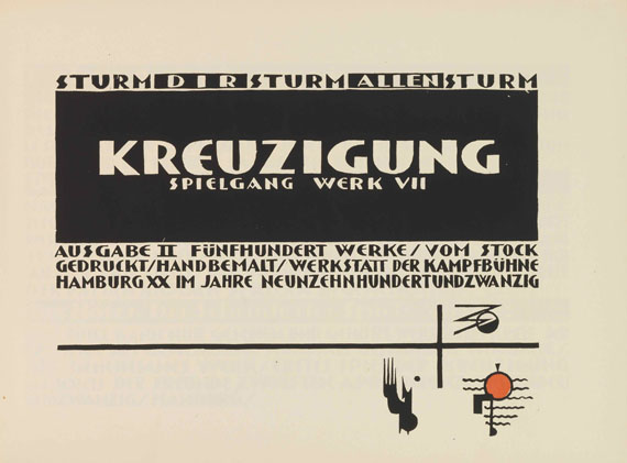 Lothar Schreyer - Kreuzigung Spielgang Werk VII Hamburg - Weitere Abbildung