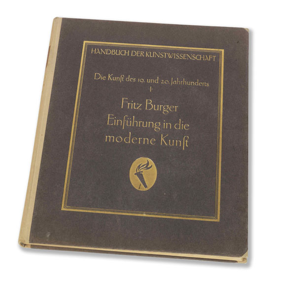 Alberto Giacometti - F. Burger, Einführung in die moderne Kunst. Mit 4 Bleistiftzeichnungen. - Weitere Abbildung