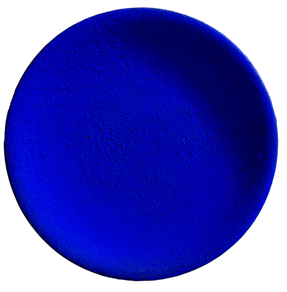 Yves Klein - Untitled Blue Plate (IKB 161)