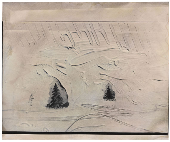 Sigmar Polke - Übermalung eines Bildes Winterlandschaft - Weitere Abbildung