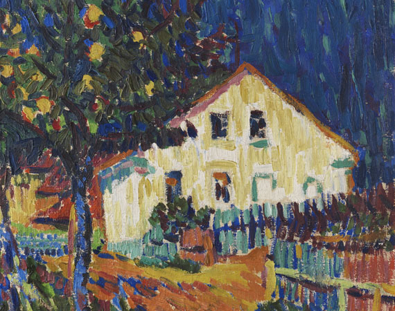 Ernst Ludwig Kirchner - Dorfstraße mit Apfelbäumen - Weitere Abbildung