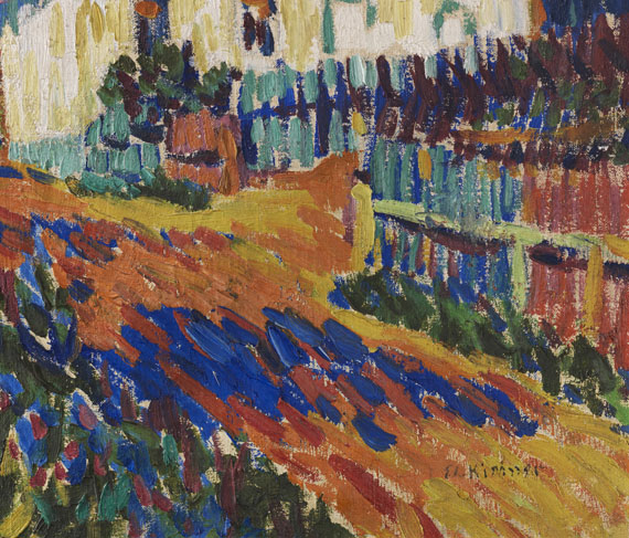 Ernst Ludwig Kirchner - Dorfstraße mit Apfelbäumen - Weitere Abbildung