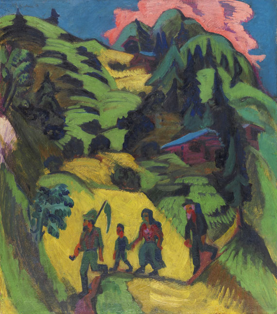 Ernst Ludwig Kirchner - Heimkehrender Heuer