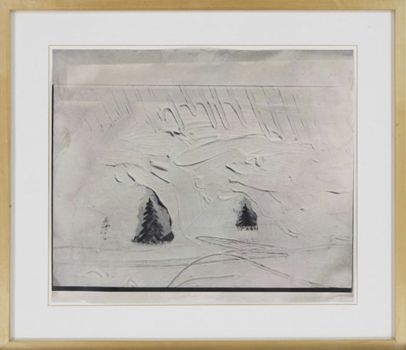 Sigmar Polke - Übermalung eines Bildes Winterlandschaft