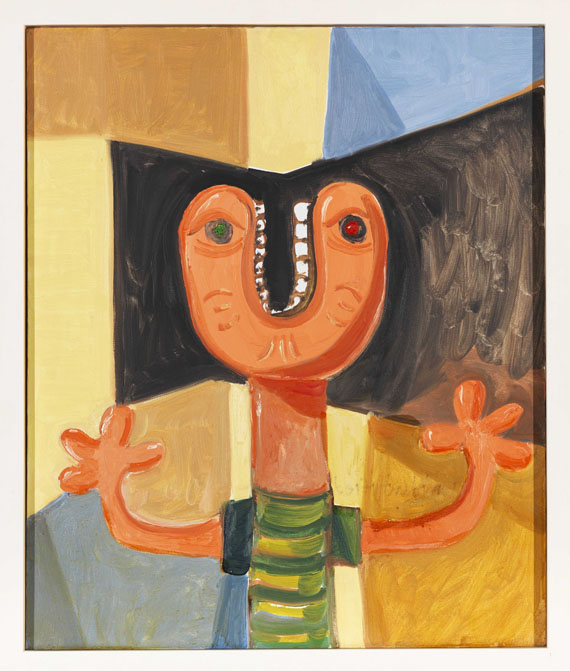 George Condo - Unidentified Head - Rahmenbild