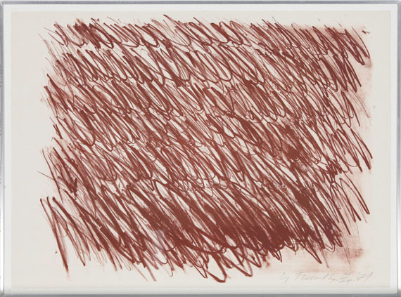 Cy Twombly - Untitled (6 Blätter) - Rahmenbild