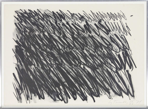 Cy Twombly - Untitled (6 Blätter) - Rahmenbild