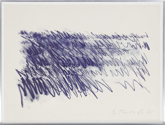 Cy Twombly - Untitled (6 Blätter) - Rahmenbild