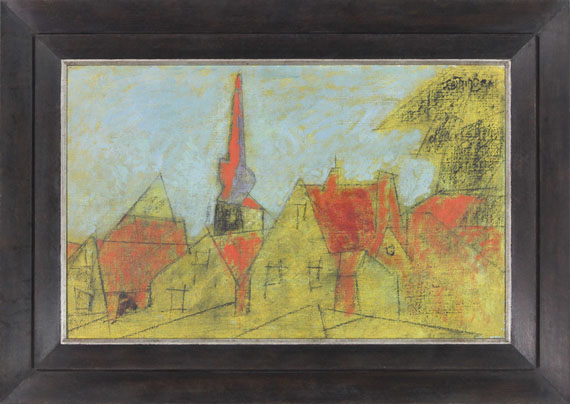 Lyonel Feininger - Gaberndorf - Rahmenbild