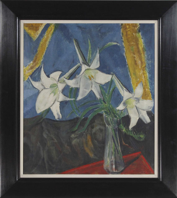 Erich Heckel - Lilien - Rahmenbild