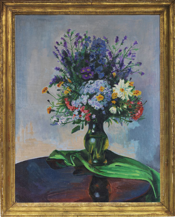 Hermann Max Pechstein - Blumenstrauss - Rahmenbild