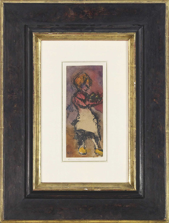Emil Nolde - Kleines Mädchen - Rahmenbild