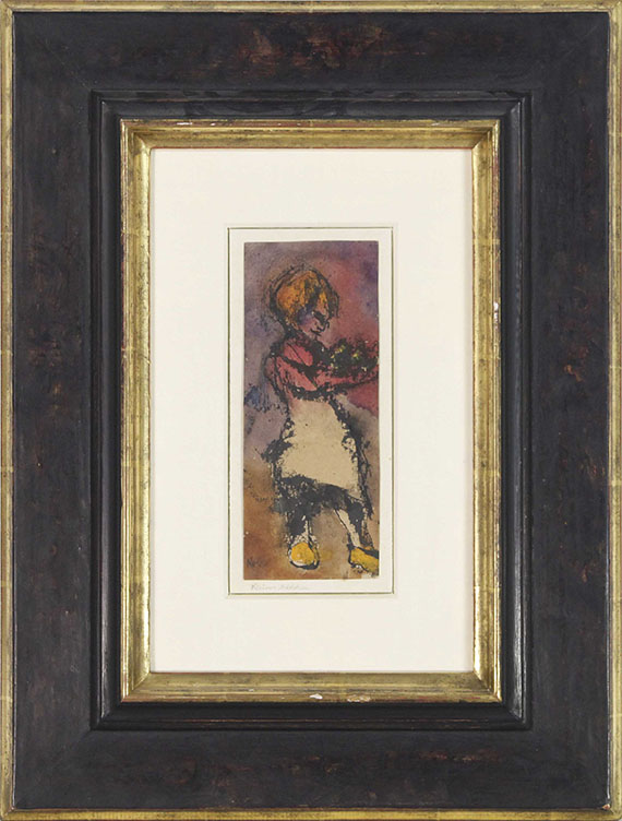 Emil Nolde - Kleines Mädchen - Rahmenbild