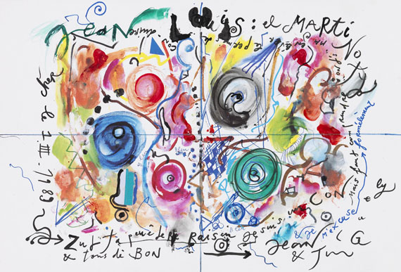 Jean Tinguely - Brief vom 1.III 1989