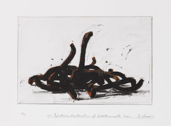 Bernar Venet - Random Combination of indeterminate Lines