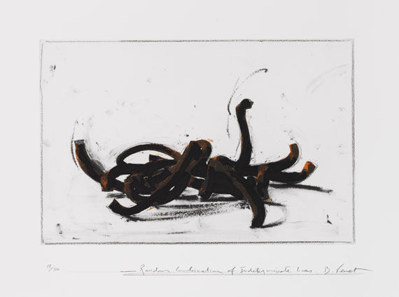 Bernar Venet - Random Combination of indeterminate Lines - Weitere Abbildung