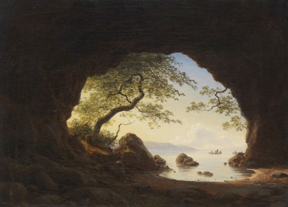 Georg Emil Libert (Liebert) - Felsgrotte auf Bornholm