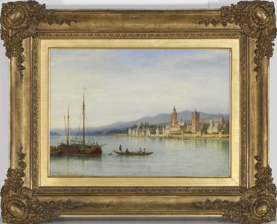 Carl Morgenstern - Eltville am Rhein - Rahmenbild