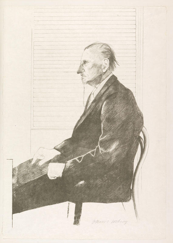 Hockney - Porträt von F. H. Man
