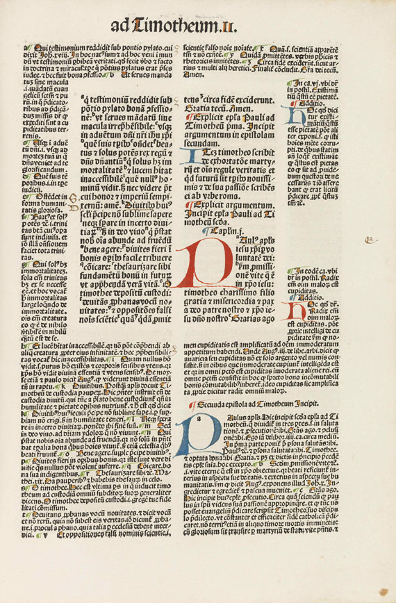  Biblia latina - Biblia mit Postilla des Nicolaus de Lyra