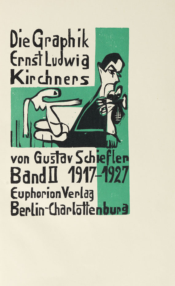 Gustav Schiefler - Die Graphik Ernst Ludwig Kirchners. 2 Bände