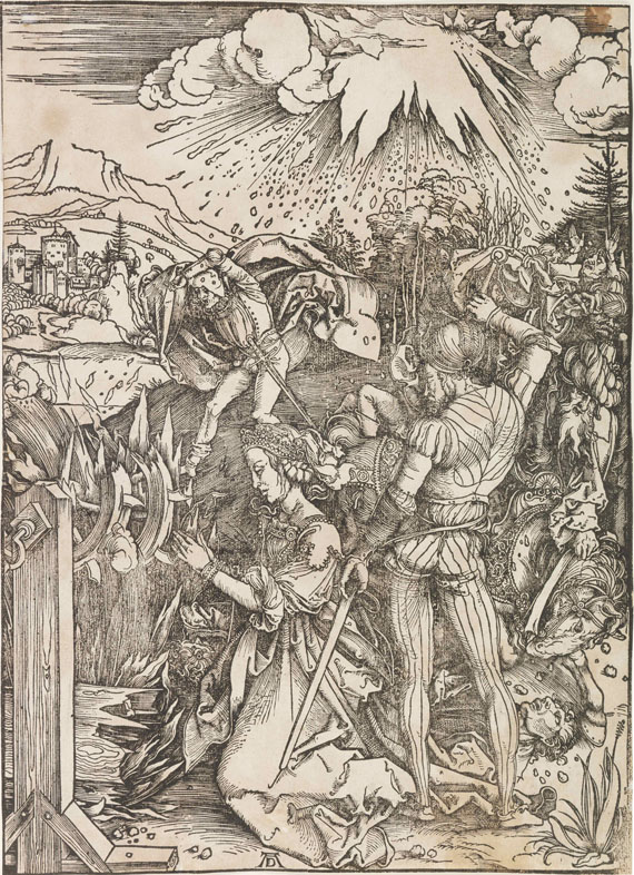 Albrecht Dürer - Marter der Hl. Katharina + Marter der 10.000 + Schutzheilige Österreichs