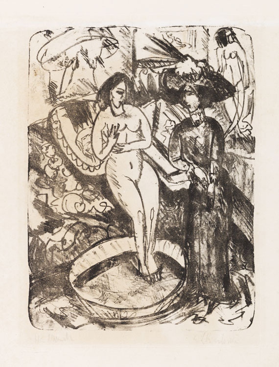 Ernst Ludwig Kirchner - Der Besuch der Freundin
