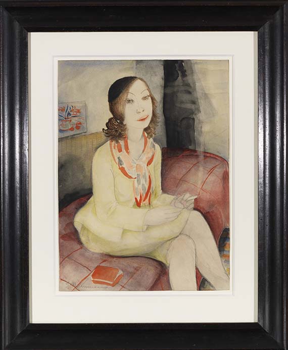 Jeanne Mammen - Meditation - Rahmenbild