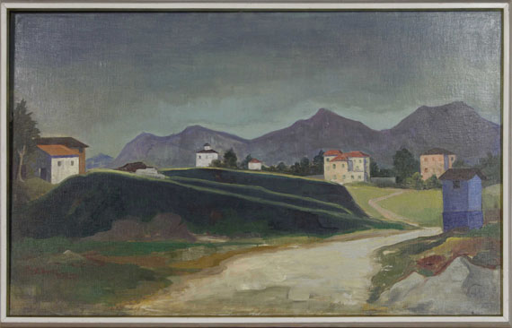 Karl Hofer - Weg nach Lugano - Rahmenbild