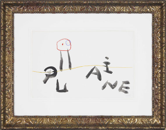 Joan Miró - Putaine - Rahmenbild