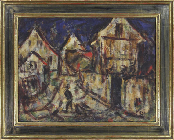 Christian Rohlfs - Häuser in Soest - Rahmenbild